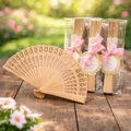 Abanicos de Madera Personalizados para Eventos | Recuerdos Elegantes DéjàVu
