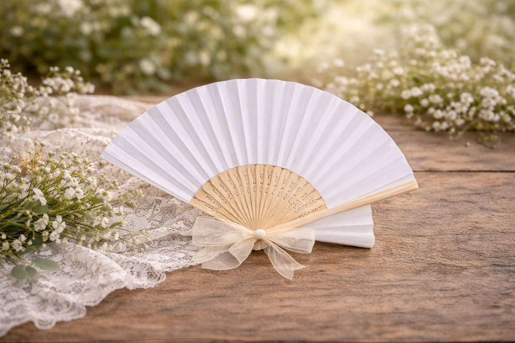 Abanicos de Colores con Base de Madera Personalizados | Recuerdos para Eventos DéjàVu