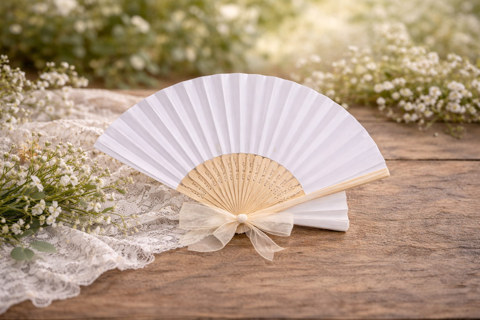 Abanicos de Colores con Base de Madera Personalizados | Recuerdos para Eventos DéjàVu