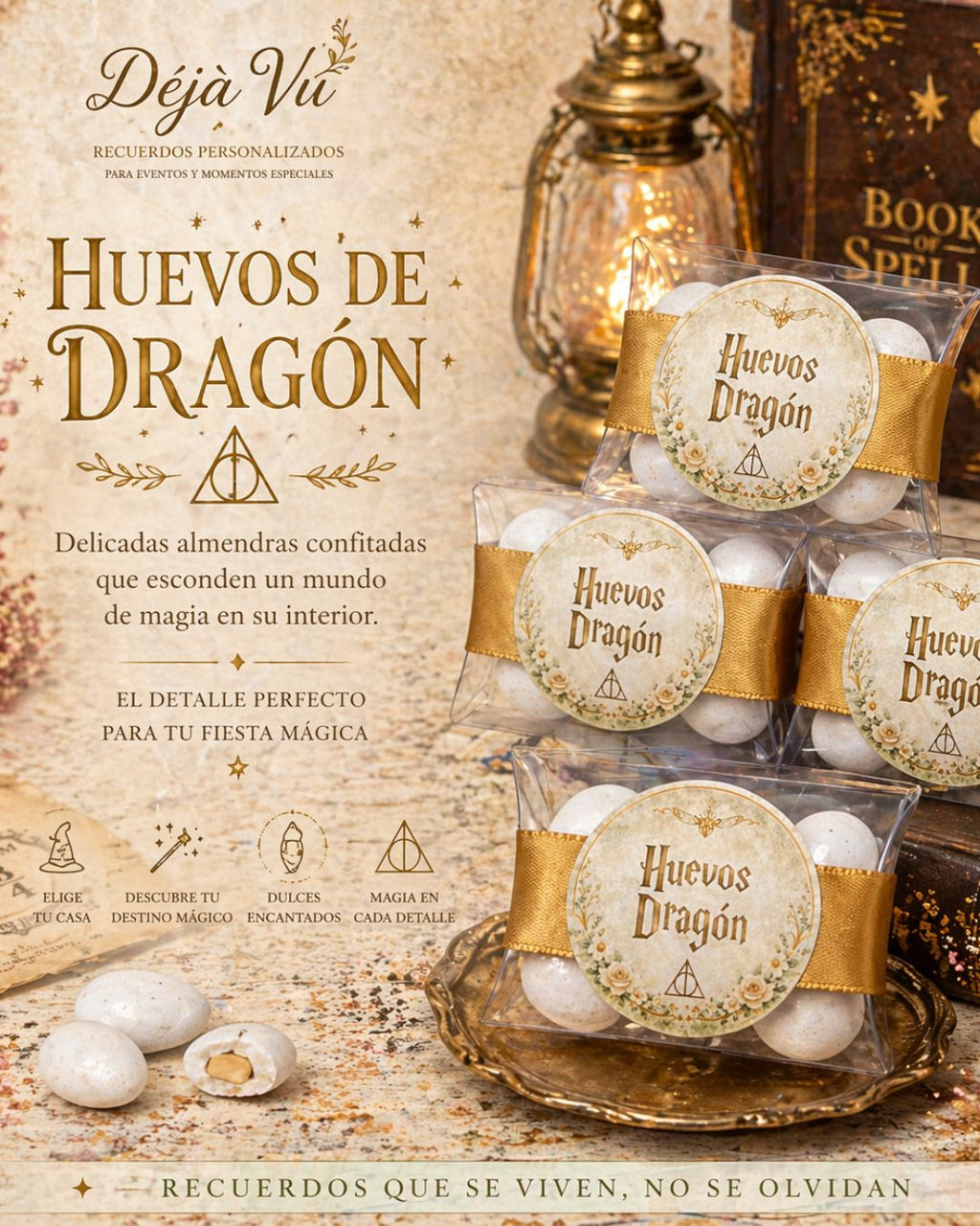 Colección Mágica Completa Harry Potter | Kit Interactivo Dulces y Recuerdos | DéjàVu