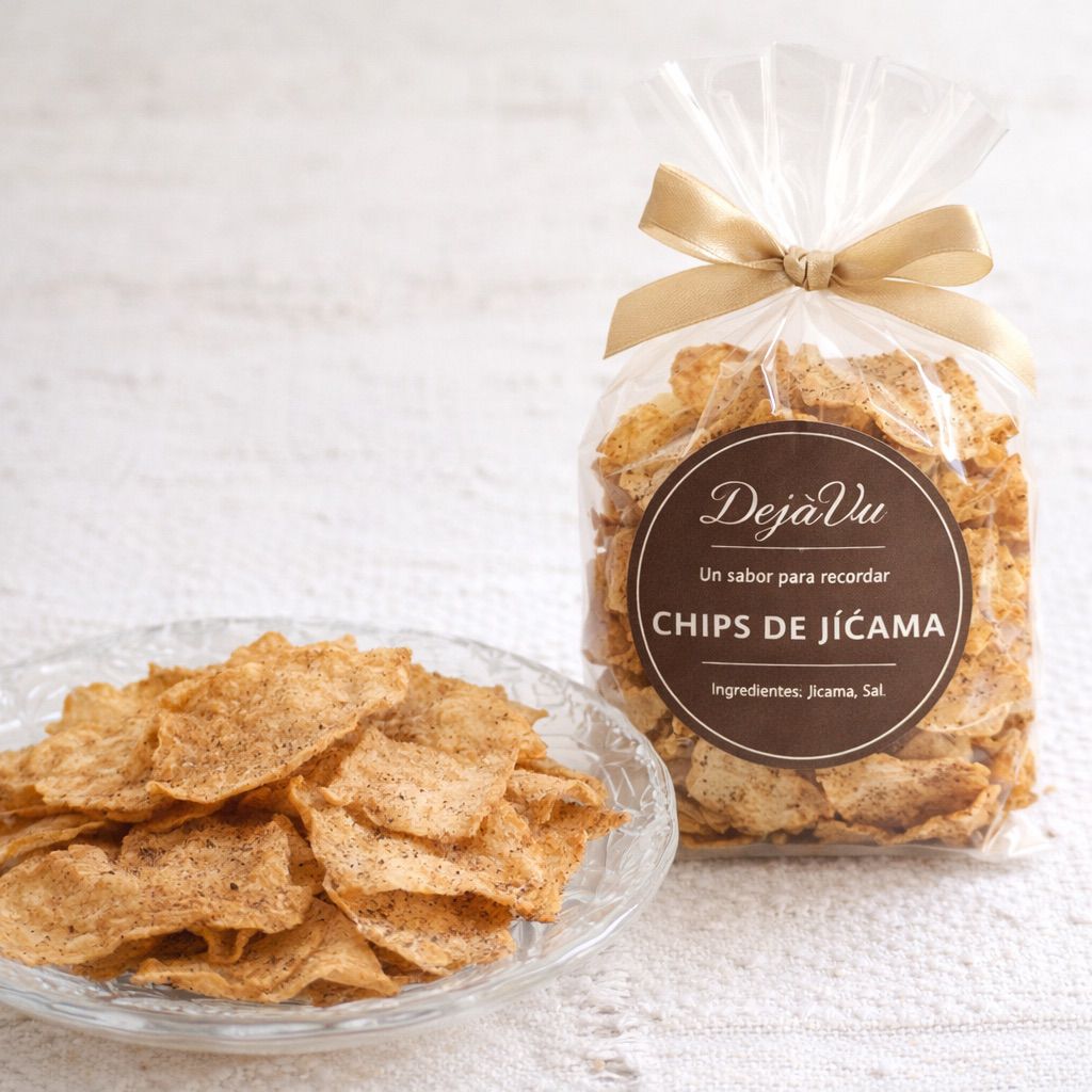 Chips Artesanales DéjàVu 50 g | Snacks Naturales Deshidratados | Camote, Betabel, Jícama, Taro, Pepino y Plátano
