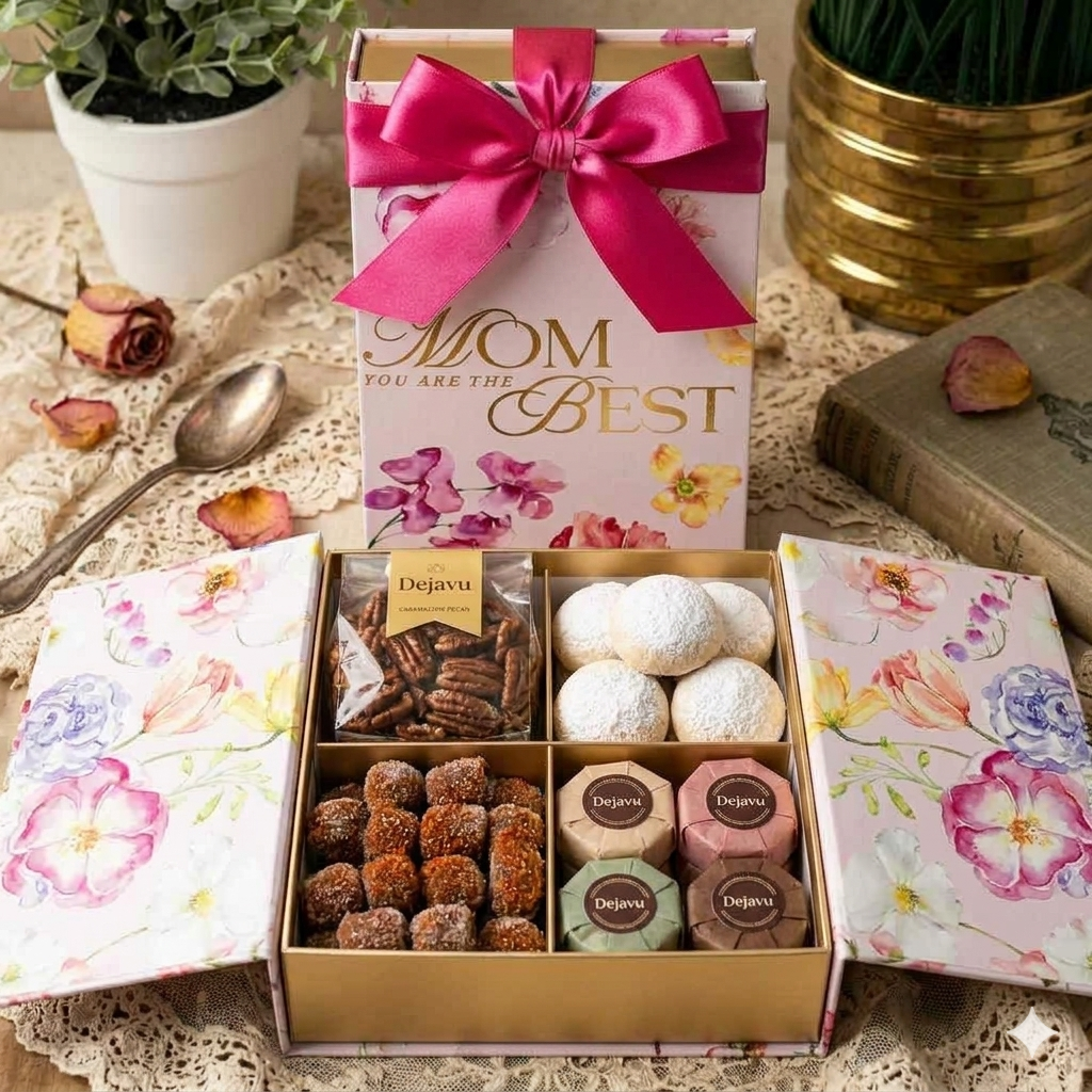 Jardín Dulce para Mamá | Caja regalo con dulces artesanales DéjàVu